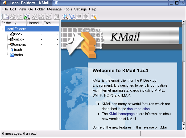 Starting KMail